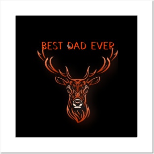 Best Dad Ever Posters and Art